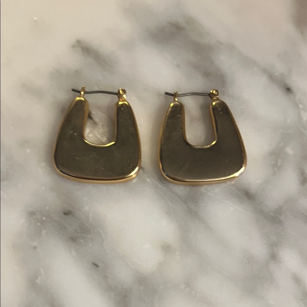 Madewell Gold Statement Earrings